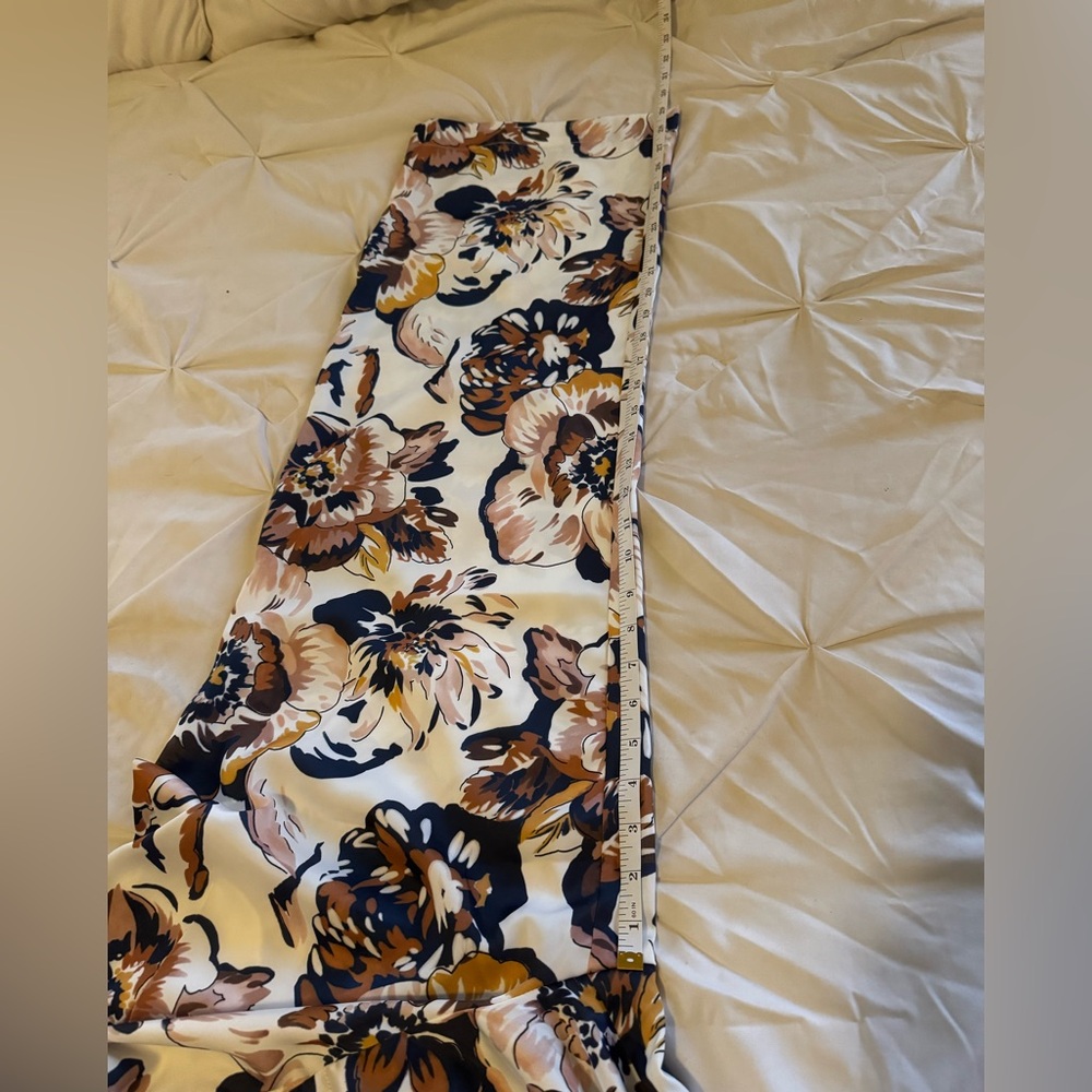 Industry Floral Wide-Leg Pants Silky Size 8 NWT - Picture 11 of 11